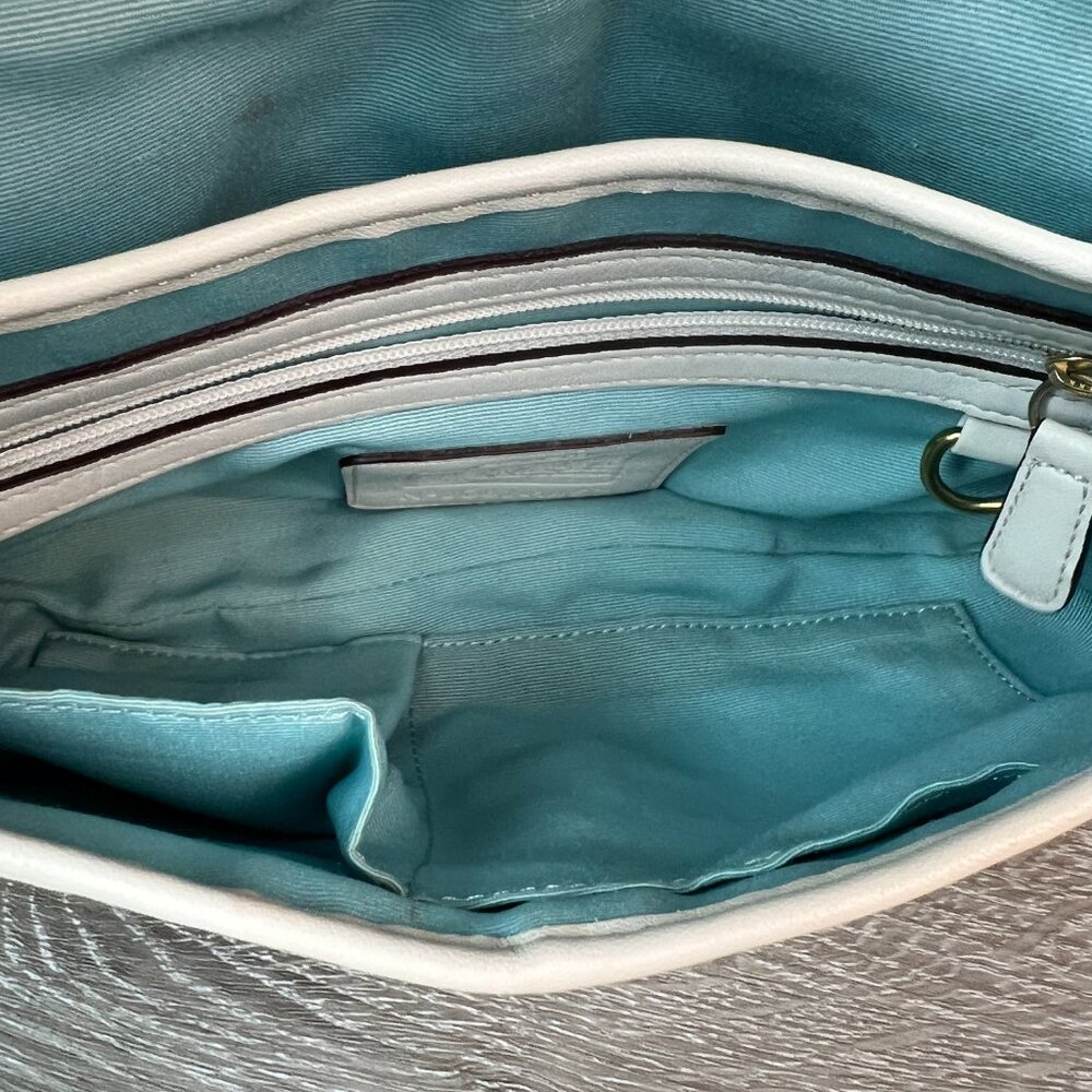 Vintage COACH Mini Soho 1457 Signature Blue Jacquard Shoulder Bag - Picture 7 of 8